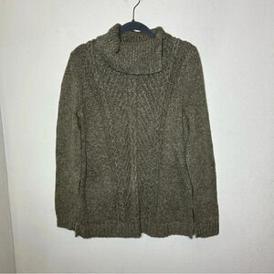 Talbots Olive Green Knit Sweater Size Small